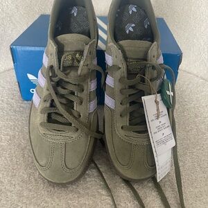Adidas handball spezial unisex  olive and violet Sneakers